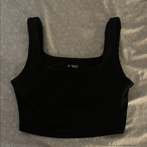 Black Women's Crop Top